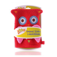 XKKO Waschlappe mit Handpuppe (BA) - Owl New 12x1St. (GH Packung)