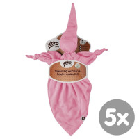 XKKO BMB Bambus-Schnuffeltuch - Baby Pink 5x1St. (GH Packung)