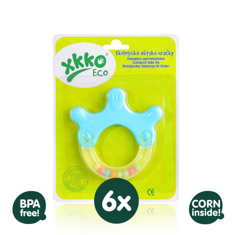 Öko Beißringe XKKO ECO - Hand 6x1St. (GH Packung)