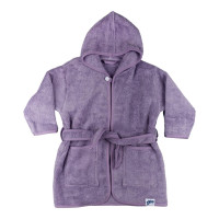 Kinderbademantel aus Bio-Baumwoll-Frottee XKKO Organic - Lavender Aura 12-24m 5x1St. (GH Packung)