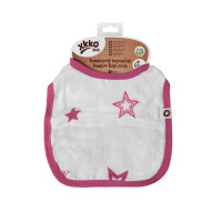 XKKO BMB Kinderlätzchen - Magenta Stars 3x1St. (GH Packung)