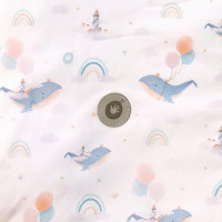 XKKO LUX Multifunktionaler Kinderschlafsack 2in1 - Sky Whale