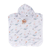 Bambus-Poncho XKKO BMB Digi - Sky Whale Grosse 1