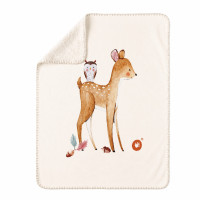 Spanische Babydecke XKKO LUX 75x100 - Deer
