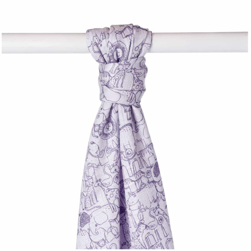 XKKO BMB Windeltücher 90x100 - Safari Lavender Aura 1St.