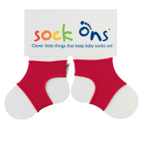 Sock Ons Sockenhalter Bright - Red Größe 6-12m 1 Paar