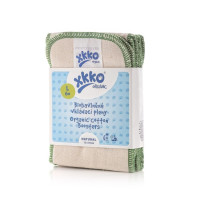 XKKO Organic Twill Booster - Natural Grosse L 6er Pack