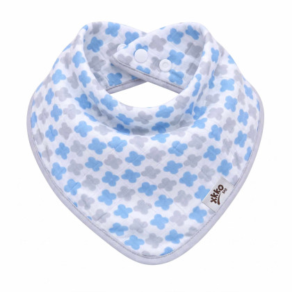 Kinderschal XKKO BMB - Scandinavian Baby Blue Cross 1 St.