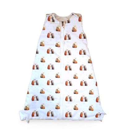 XKKO LUX Multifunktionaler Kinderschlafsack 2in1 - Bear Family