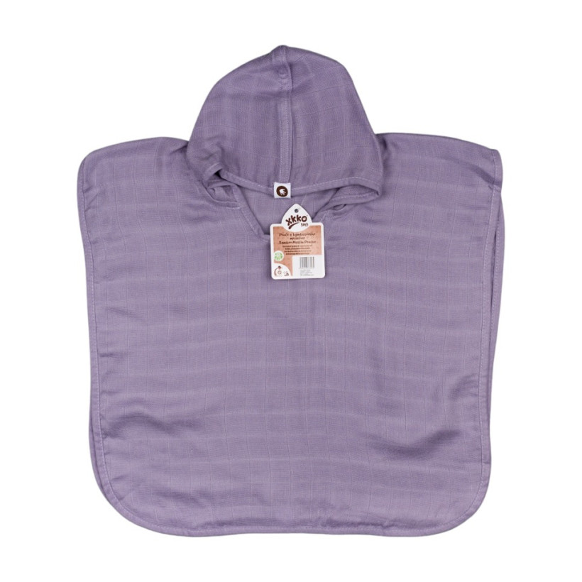 Bambus-Poncho XKKO BMB Colours - Lavender Aura Grosse 2