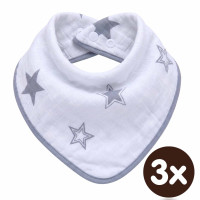 Kinderschal XKKO BMB - Silver Stars 3x1 St. (GH packung)