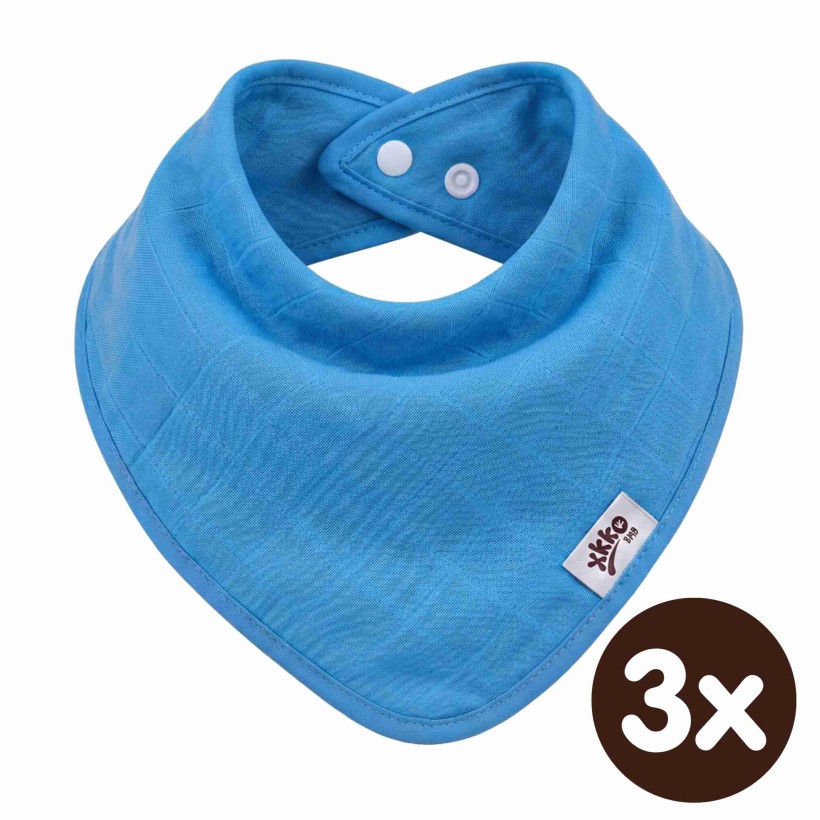 Kinderschal XKKO BMB - Cyan 3x1 St. (GH packung)