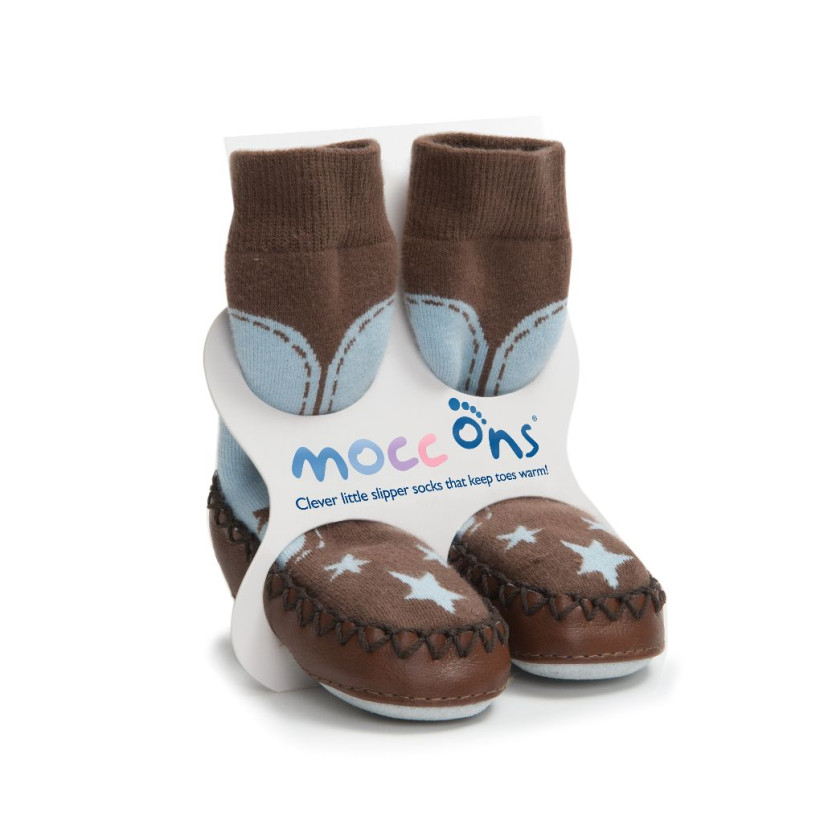 Mocc Ons Hüttenschuhe - Cow Boy Größe 6-12m