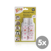XKKO Multifunktionsclips - Scandinavian Baby Pink MIX 5x2 St. (GH pack)