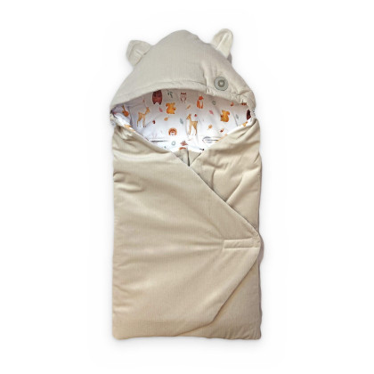 XKKO LUX Fußsack für den Auto-Kindersitz - Wild Forest