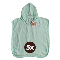 Bambus-Poncho XKKO BMB - Mint 5x1er Pack (GH Pack)