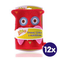 XKKO Waschlappe mit Handpuppe (BA) - Owl New 12x1St. (GH Packung)