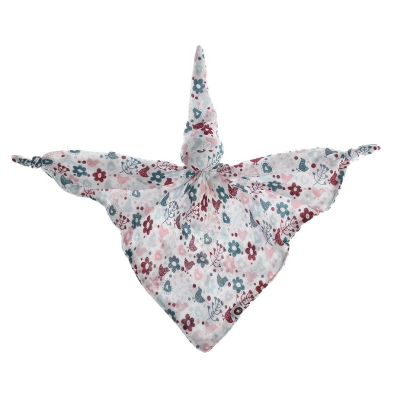 XKKO BMB Bambus-Schnuffeltuch - Flowers&Birds Girls 5x1St. (GH Packung)