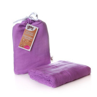 XKKO BMB Bambus Musselinwickeltuch 120x120 - Lilac 5x1 St. (GH packung)