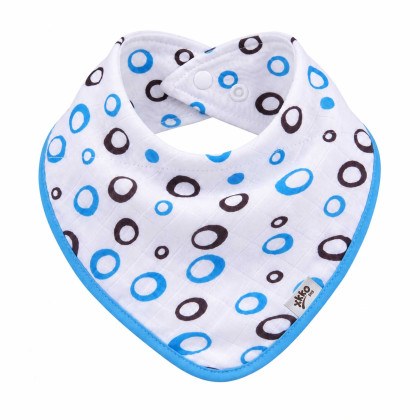 Kinderschal XKKO BMB - Cyan Bubbles 1 St.