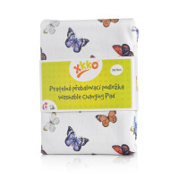 Waschbare Wickelunterlage XKKO 50x70 - Butterflies