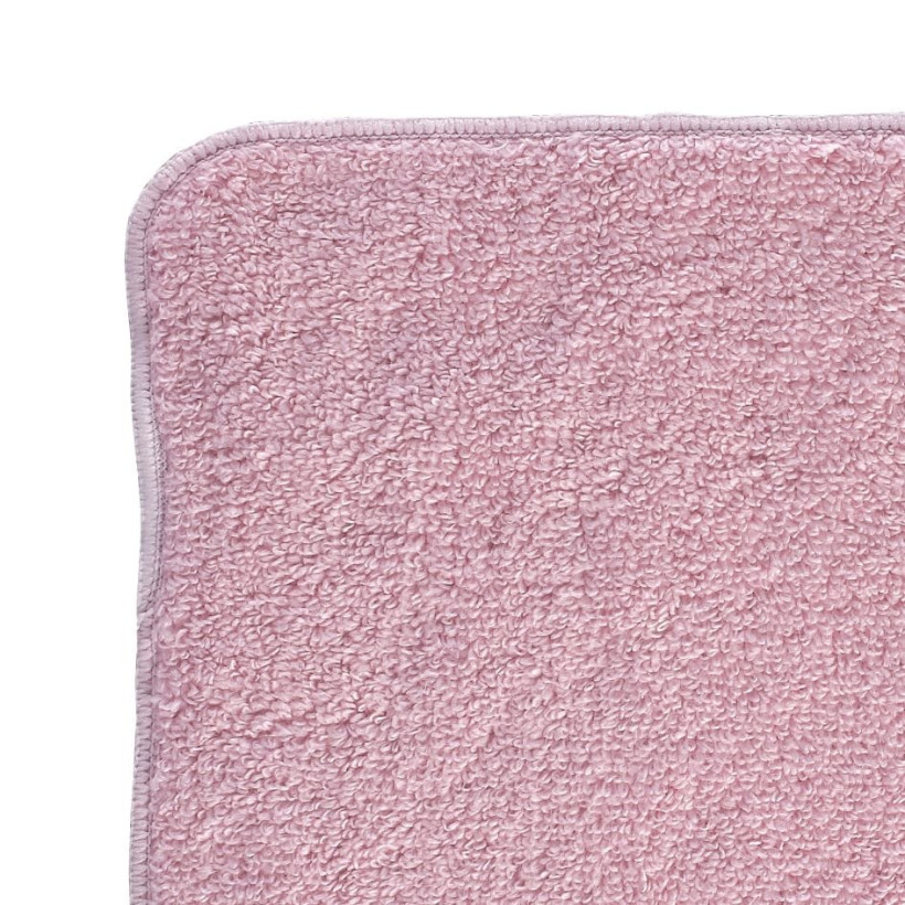 BIO baumwollefrotteetücher XKKO Organic 21x21 - Baby Pink 5x6er Pack (GH pack.)
