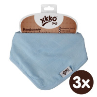 Kinderschal XKKO BMB - Baby Blue 3x1 St. (GH packung)