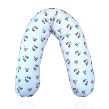 XKKO LUX Großes Stillkissen - Bear Family