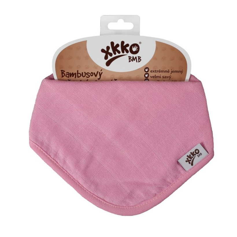 Kinderschal XKKO BMB - Baby Pink 3x1 St. (GH packung)