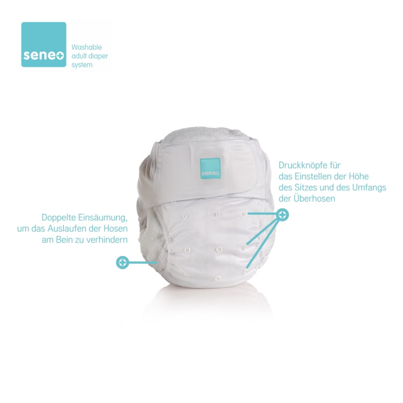 Windelüberhosen SENEO für Erwachsene - Pastel Yellow Grösse L