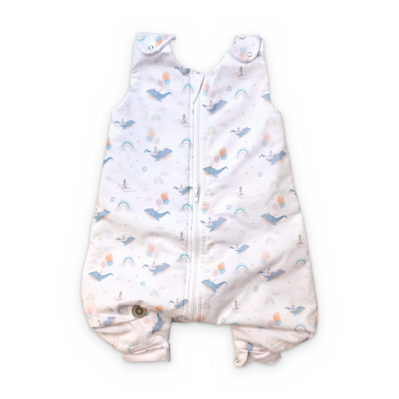 XKKO LUX Multifunktionaler Kinderschlafsack 2in1 - Sky Whale