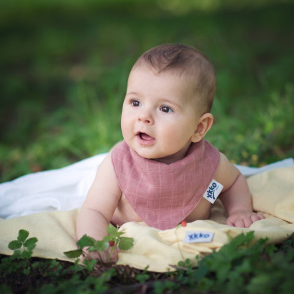 Kinderschal XKKO Organic Old Times - Mesa Rose