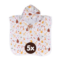 Bambus-Poncho XKKO BMB Digi - Wild Forest Grosse 2 5x1er Pack (GH Pack)