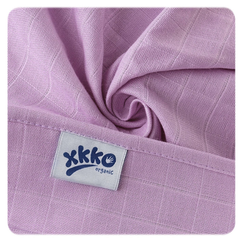 BIO-Baumwolle Windeln XKKO Organic 70x70 Old Times - Pastels For Girls 40x5er Pack (GH Packung)
