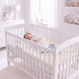 Spanische Babydecke XKKO LUX 75x100 - Sky Whale