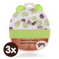 XKKO BMB Kindermütze - Lime Spirals 3x1St. (GH Packung)