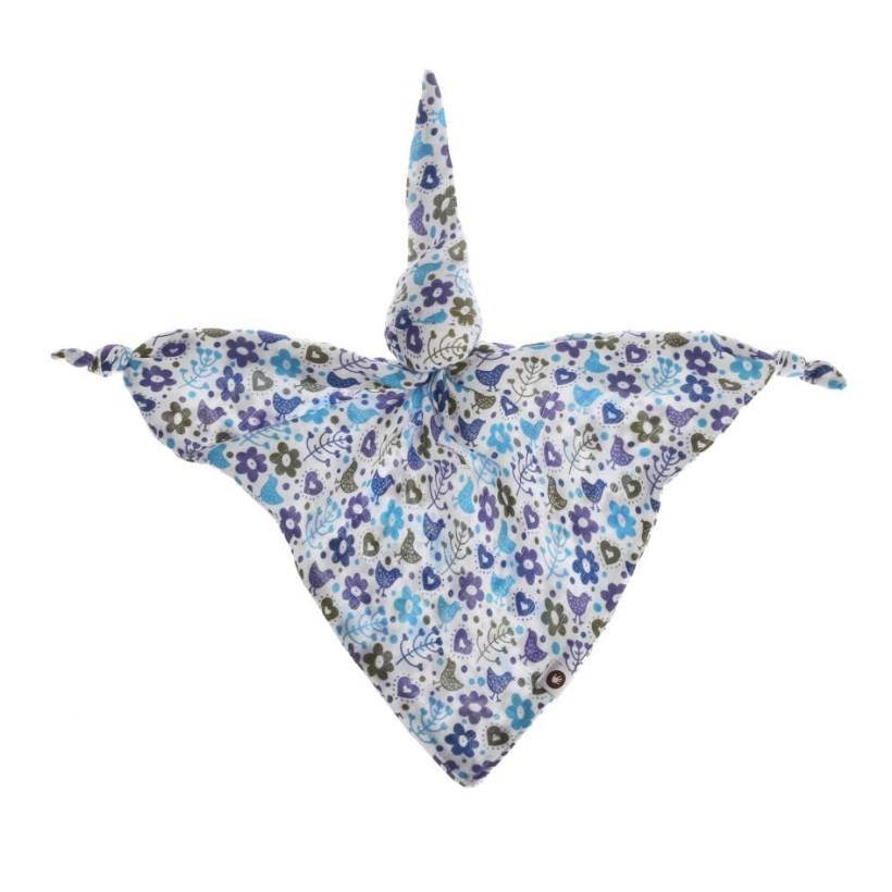 XKKO BMB Bambus-Schnuffeltuch - Flowers&Birds Boys 5x1St. (GH Packung)