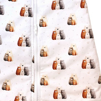 XKKO LUX Multifunktionaler Kinderschlafsack 2in1 - Bear Family