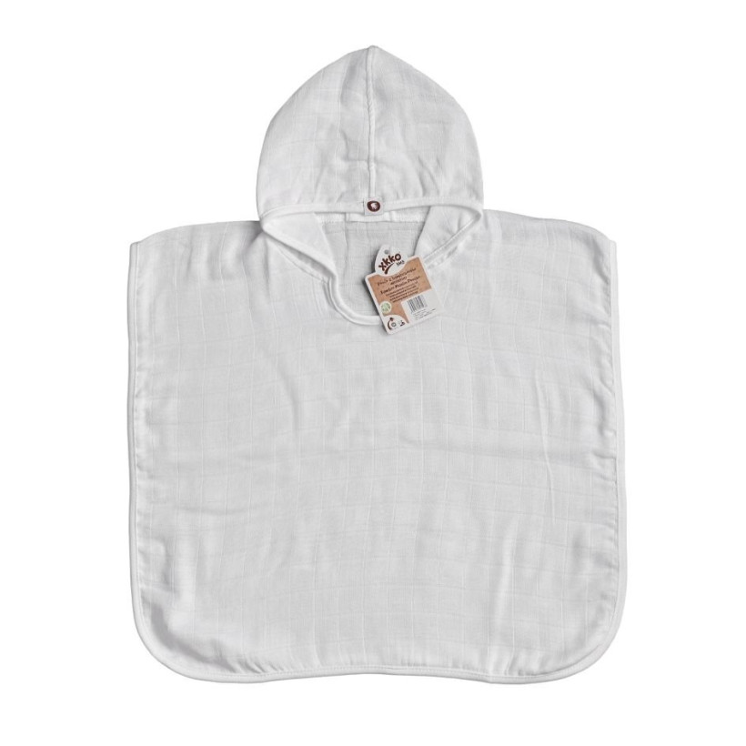 Bambus-Poncho XKKO BMB - White 5x1er Pack (GH Pack)