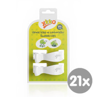 XKKO Klammer an Kinderwagen -  White 21x2 St. (GH Packung)