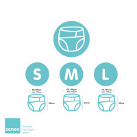 Windelüberhosen SENEO für Erwachsene - Pastel Yellow Grösse S