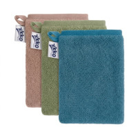 BIO baumwollefrotteewaschlappen XKKO Organic - Mountain Spring MIX