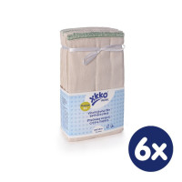 XKKO Organic Faltwindeln (4/8/4) - Premium Natural 6x6er Pack (GH Packung)