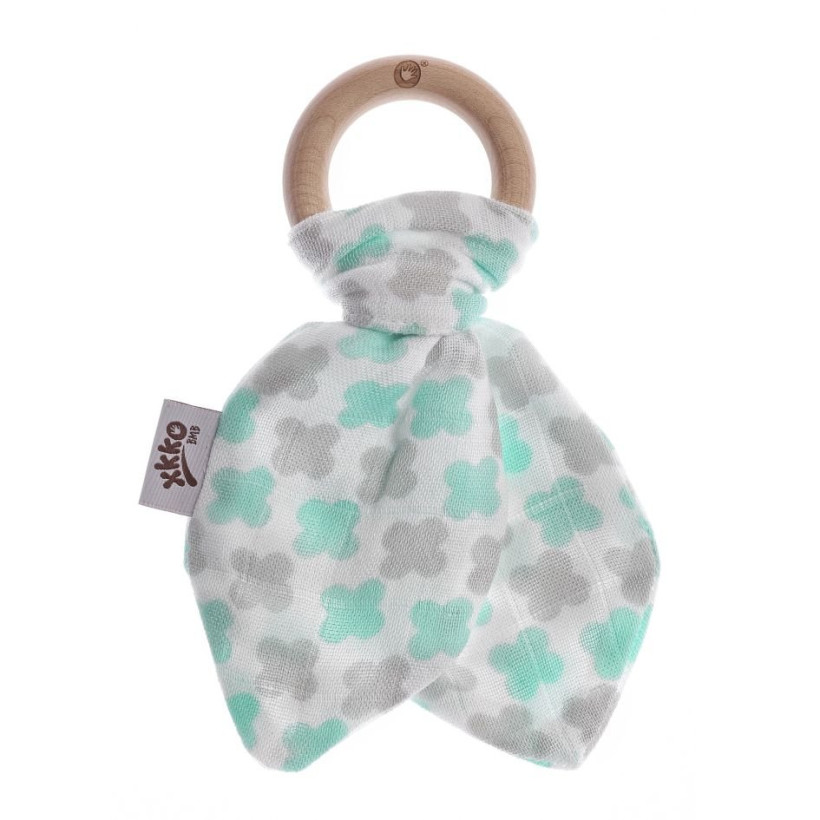 XKKO BMB Beissring mit Blätter - Mint Cross 6x1er Pack (GH Pack)