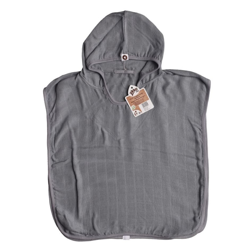 Bambus-Poncho XKKO BMB - Silver