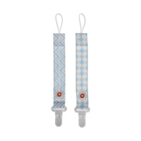 XKKO Schnuller-Clip - Scandinavian Baby Blue MIX 2 St.