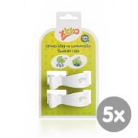 XKKO Klammer an Kinderwagen -  White 5x2 St. (GH Packung)