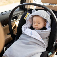 XKKO LUX Fußsack für den Auto-Kindersitz - Wild Forest