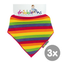 Dribble Ons Designer - Rainbow 3x1St. (GH Packung)
