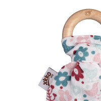 XKKO BMB Beissring mit Blätter - Flowers&Birds Girls 6x1er Pack (GH Pack)